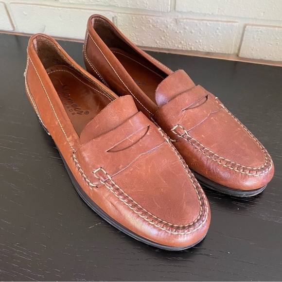 marmocs Other - Marmocs Handmade Men's Sz 12 N Shoes Brown Leather Comfort Penny Loafers Preppy